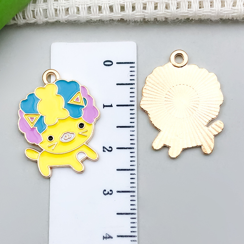クロスボーダー漫画動物ペット犬子犬足跡 diy 合金オイルドリップキーホルダーネックレスジュエリーペンダントペンダント|undefined