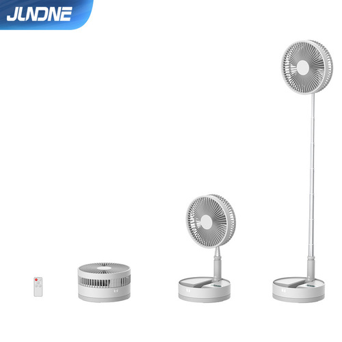 New portable folding rechargeable fan USB retractable floor-standing desktop office fan timing remote control P10