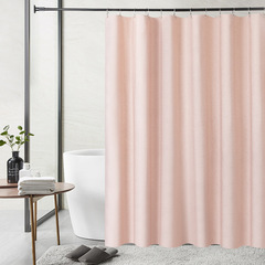 Amazon's best-selling Nordic style linen waterproof shower curtain bathroom partition curtain