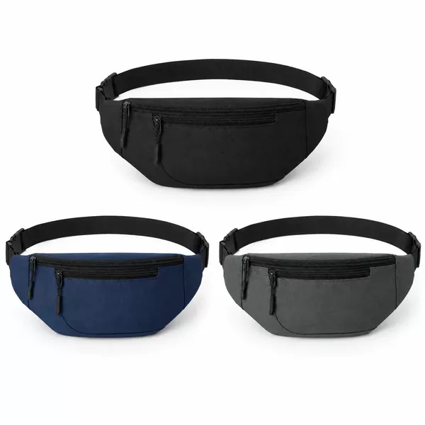 New waist bag for outdoor use, coin and phone pouch, sports and leisure crossbody bag, business wallet, cross-border waist bag wholesale