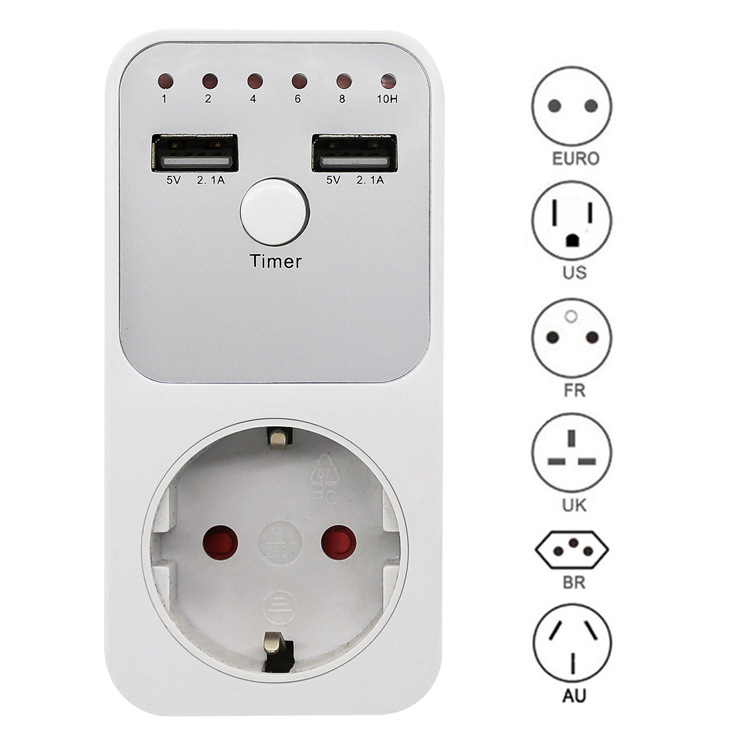 Manufacturer supplies USB countdown socket, smart time controller socket, kitchen multi-function protection socket