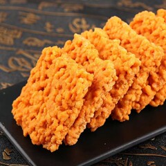 カニ黄鍋巴6斤ばら積箱卸売りスナックレジャー食品網赤卵黄もち米鍋巴