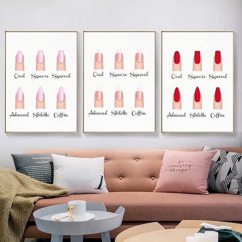 Nail poster printing cosmetics nail type refers to the art…