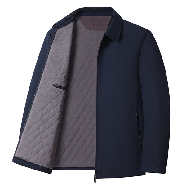 Demi-season casual long down jacket