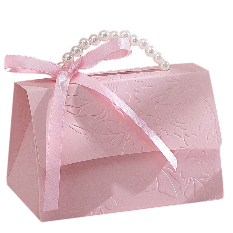 Caja de dulces de boda de estilo europeo de alta calidad, caja vacía de dulces de boda, caja de regalo de mano sin plegables de alta calidad