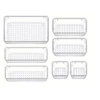 Transparent set, 7 pieces