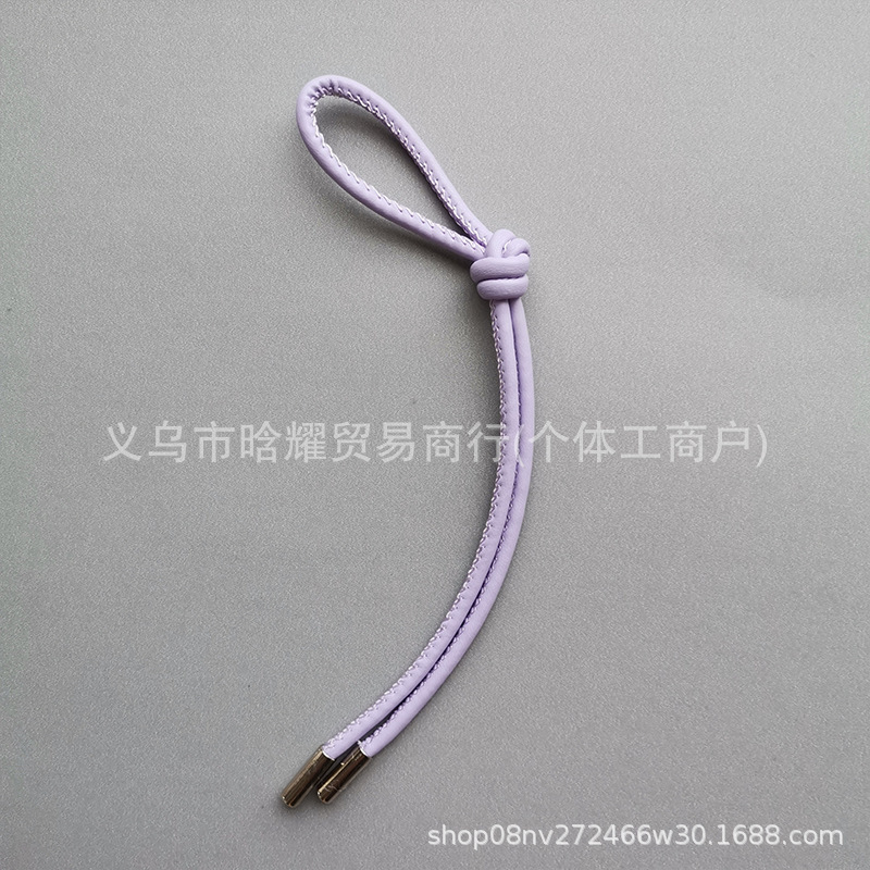 手工编织皮绳钥匙扣挂件箱包挂绳PU绳包包挂饰DIY仿皮手机壳挂绳|undefined
