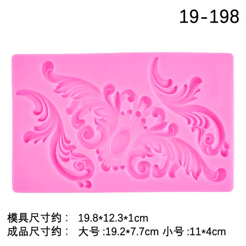 DIY nuevo epoxi retro patrón en relieve accesorios de silicona molde de mesa de decoración material accesorios de decoración hecho a mano DIY molde