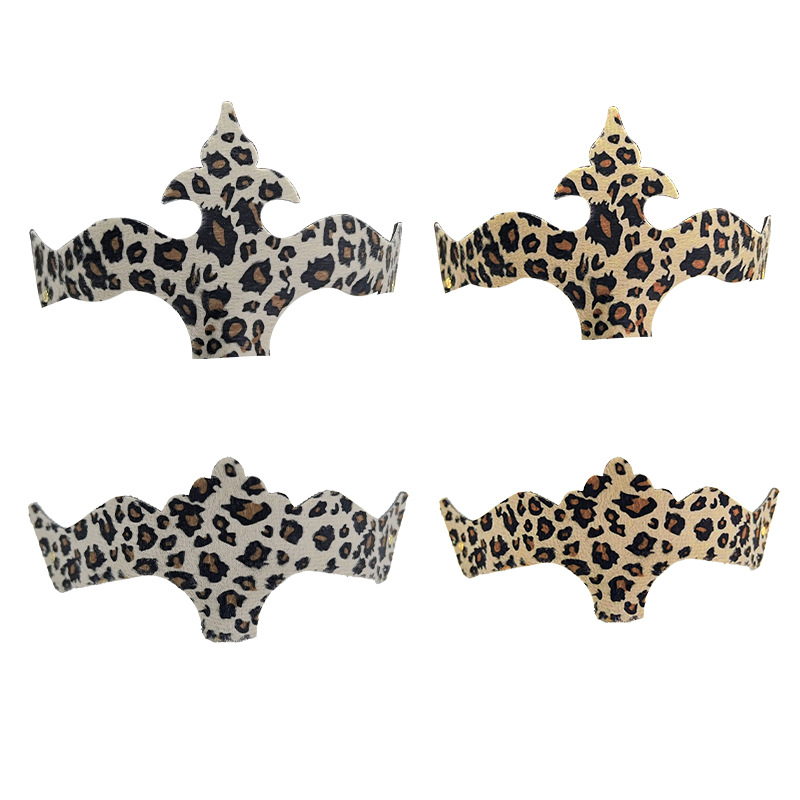 Nueva máscara de gato con leopardo para usar gafas máscara de mitad de cara especial máscara de maquillaje de fiesta máscara de gato con leopardo