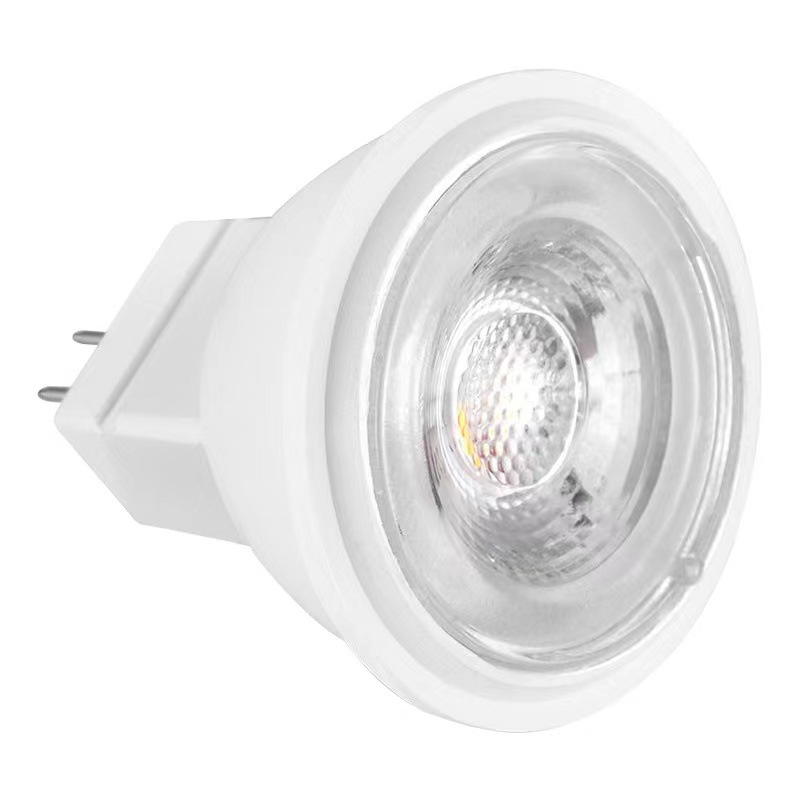 [低压12V AC/DC通用LED小射灯MR11 3W 塑包铝带透镜38度小角度发光]