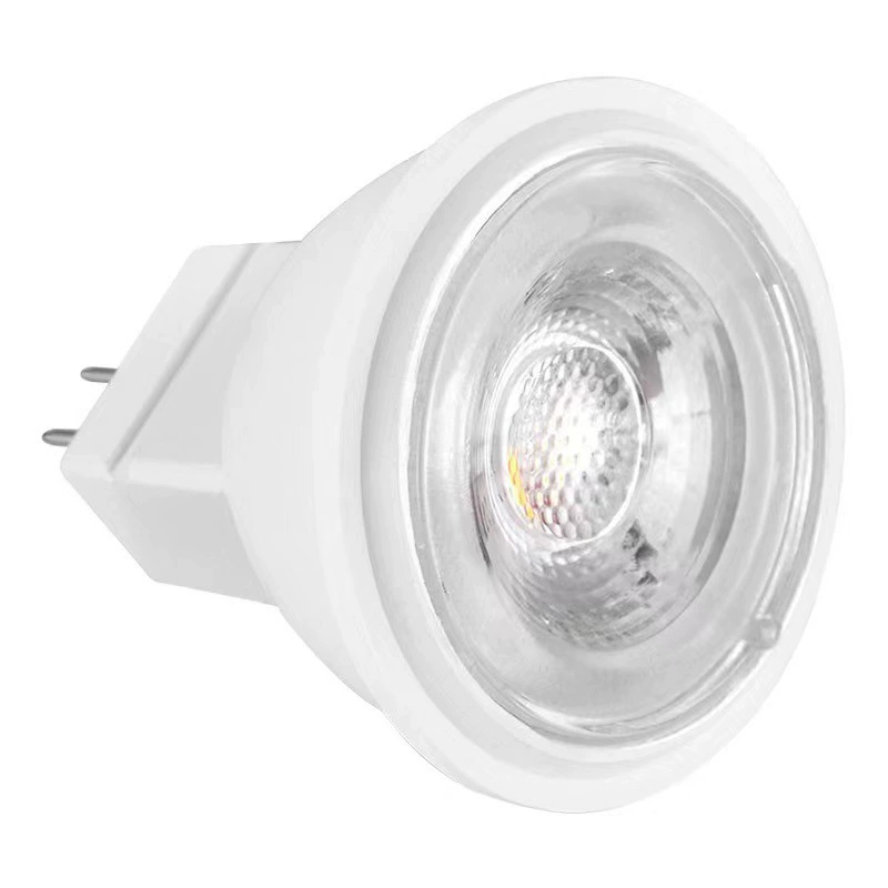 低压12V AC/DC通用LED小射灯MR11 3W 塑包铝带透镜38度小角度发光