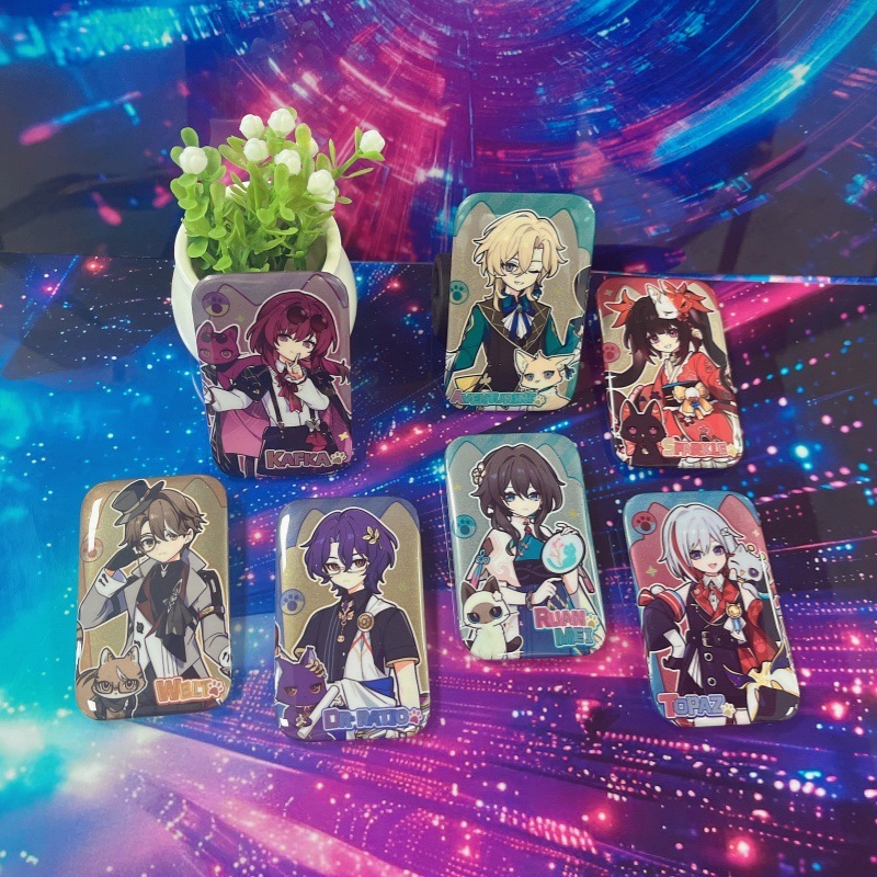 【崩坏:星穹铁道】潮玩小不点猫猫系列徽章 卡芙卡刃景元吧唧希儿|undefined