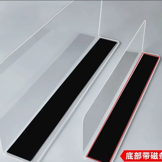 Полки супермаркета ПВХ пластик разделитель доска для удобного магазина товарная перегородка с магнитной полосой разделитель