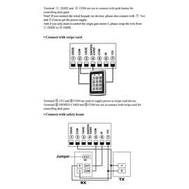 1套 颜色：图片色 材质：塑料 DC 24V PCB板用于自动双臂摆门开启