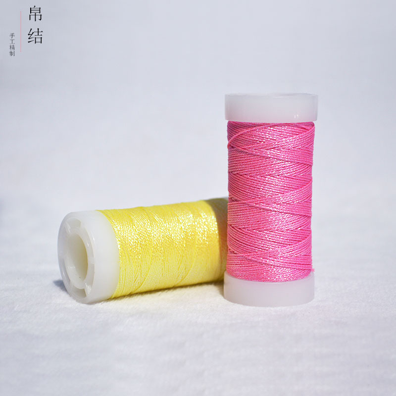 6 Strands of Colorful Gold Wax Thread, Handmade Wax Gold Thread, Colorful Braided Rope Bag, Stone Flower Wedding, South American Braided Lotus Thread