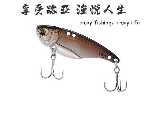 Japanese-style metal vib lead-clad copper lure long-range full-swimming layer hard bait fake bait mandarin fish perch perch bionic bait