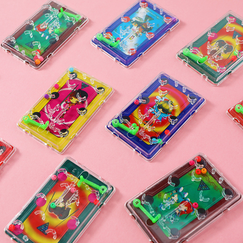 Nuevos niños mini dibujos animados personajes tablero de martillo juguetes creativos puntuación máquina de juegos de mano creativa juguetes