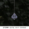 Acrylic transparent pendant, crystal, decorations, layout, accessory, with snowflakes