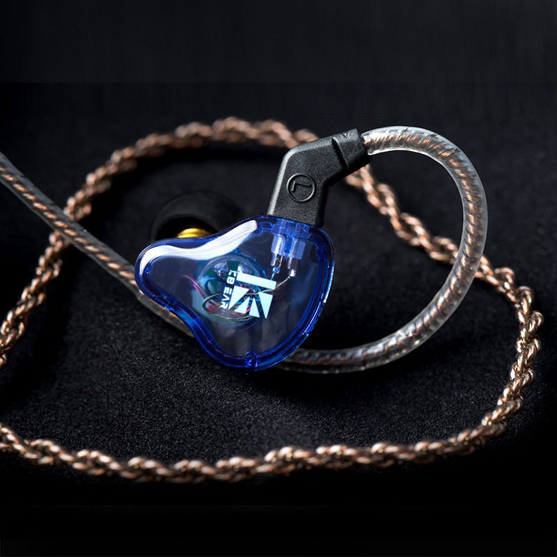 KBEAR KS2 Hybrid HIFI Musik In-Ear Kopfhörer, für Computer, Mobiltelefon, Gaming, PUBG, USB-C