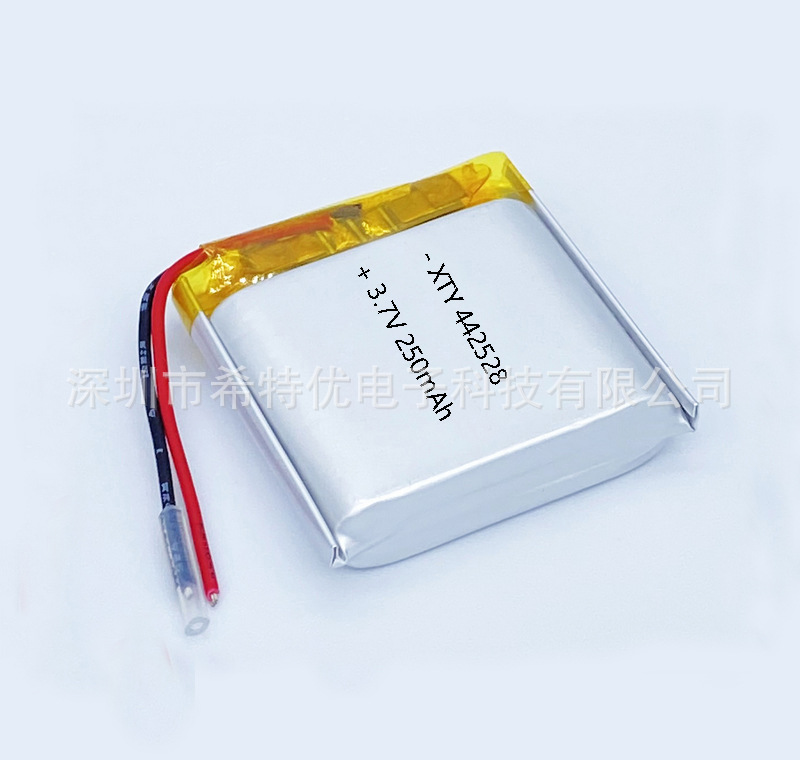 希特优电池厂家直供3.7V  442528 250mAh 可充电聚合物锂电池