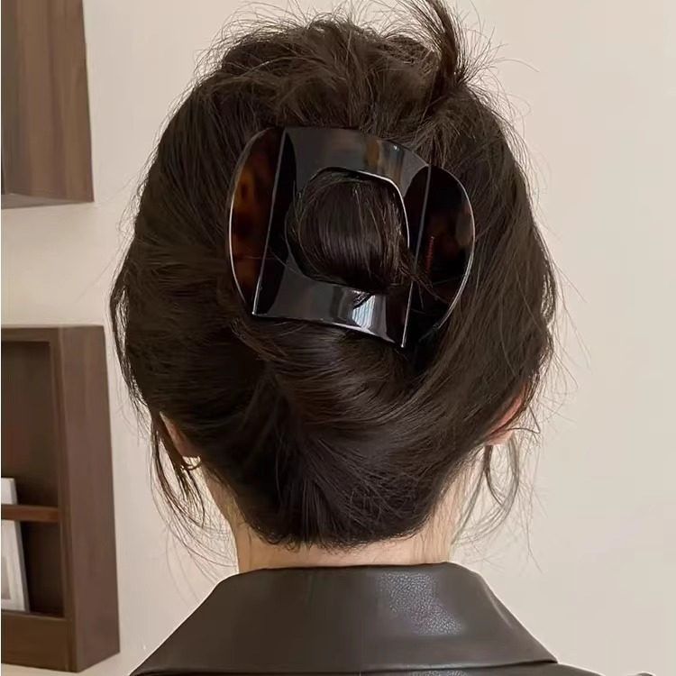 ダックビルヘアクリップ 女性用 後頭部用 大型 シャーククリップ ヘアピン カーブクリップ ヘアアクセサリー|undefined