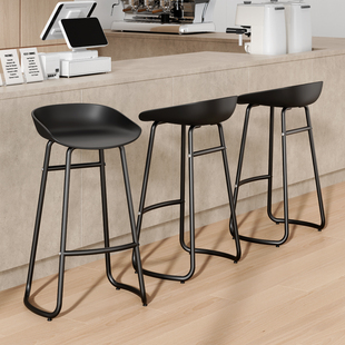 J8 Bar Chair Stool High Stool Bar Stool Iron Milk Tea Table Coffee Shop Island Restaurant High Stool G3