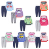 goods in stock wholesale Children's clothing 1-3 baby Hooded coat trousers Two suit Baby zipper Sweater