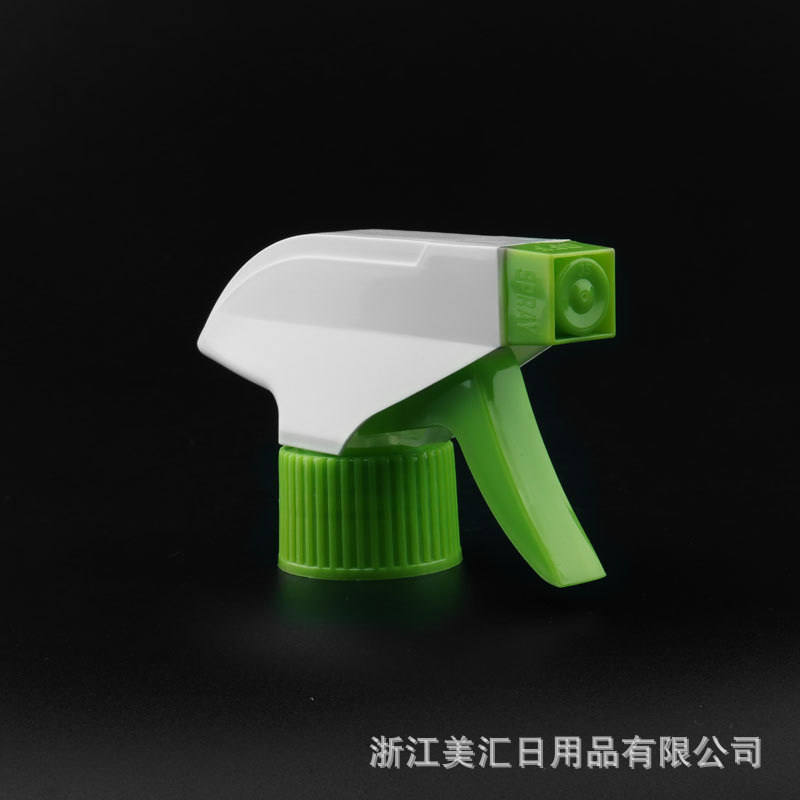 厂家批发28牙手扣式方枪 消毒液雾化喷雾头 PP材质简易方枪