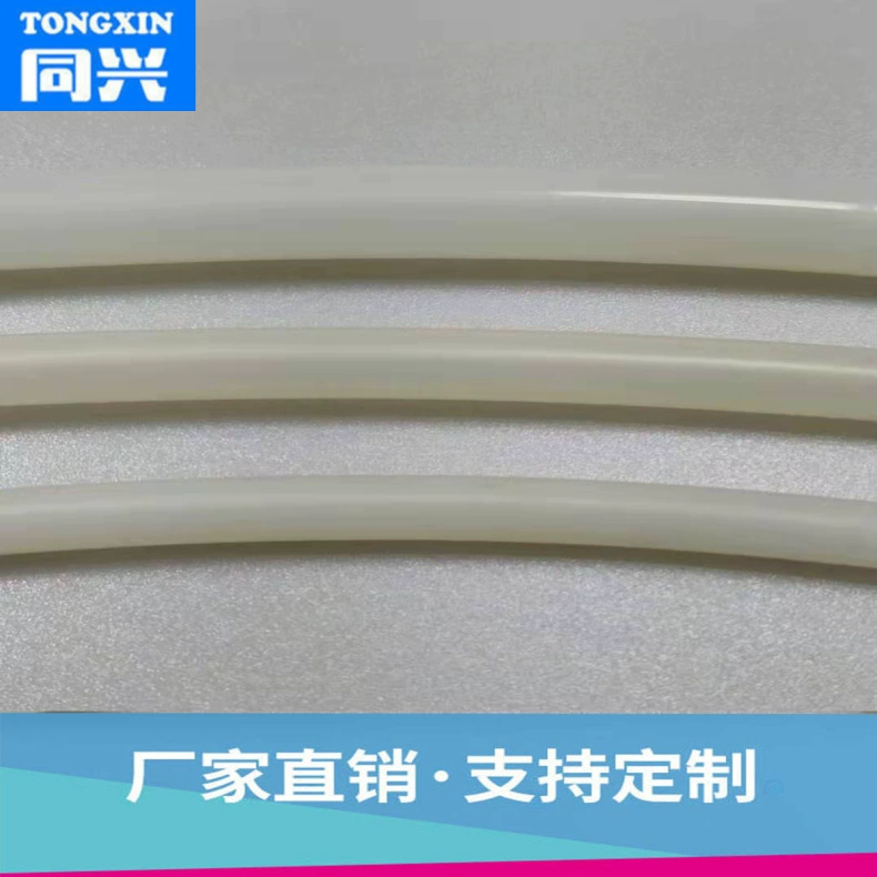 Шэньчжэньская фабрика собственного производства силиконовая трубка, резиновая пластина, износостойкий шланг высокой твердости, пищевая прозрачная молочно-белая силиконовая трубка