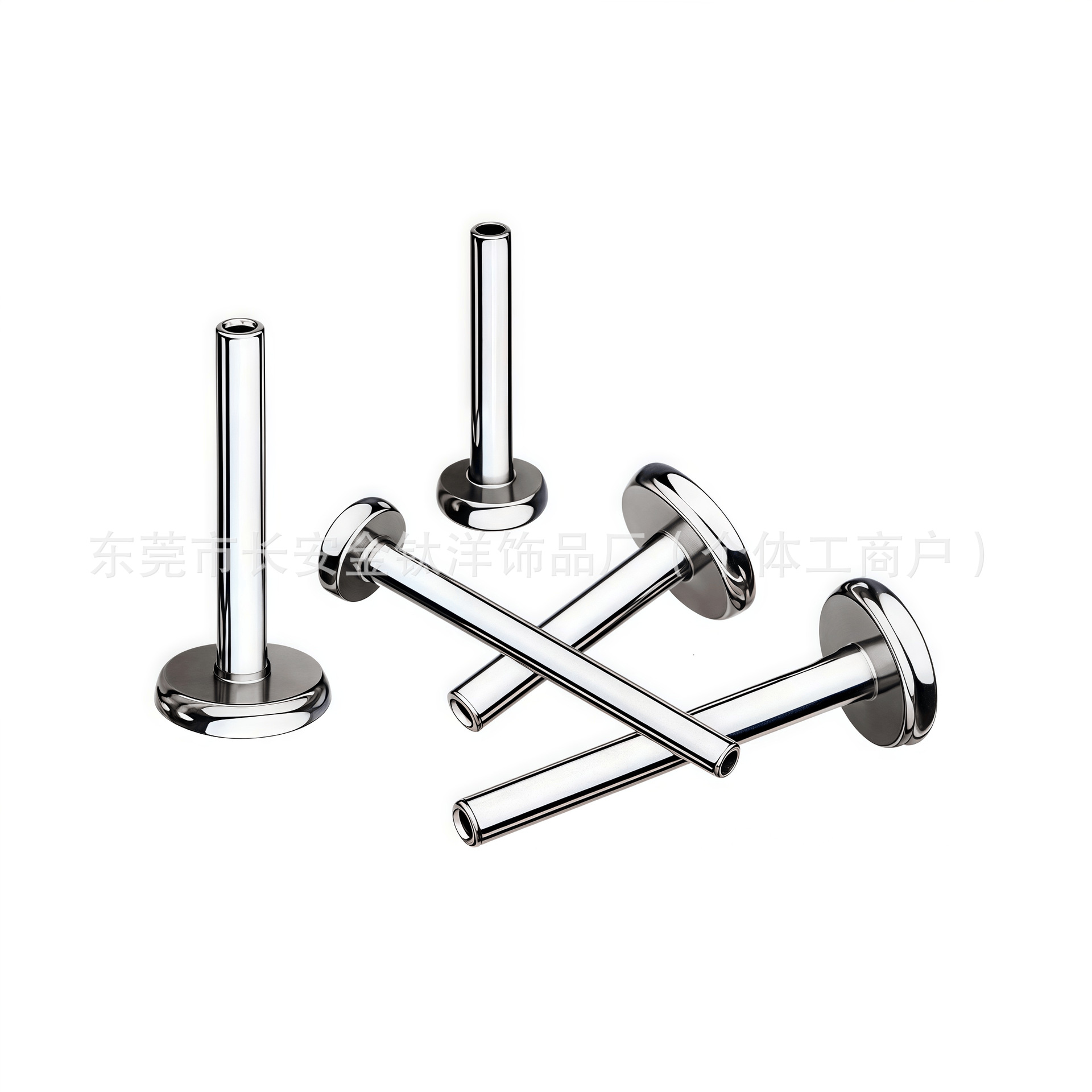 Labret piercing jewelry detail image