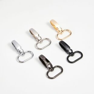 Factory spot supply hardware accessories metal zinc alloy dog buckle key buckle hook buckle olive buckle fish mouth buckle
