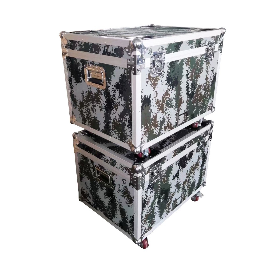 厂家迷彩铝箱航空箱 仪器运输箱 展示箱 指挥作业箱