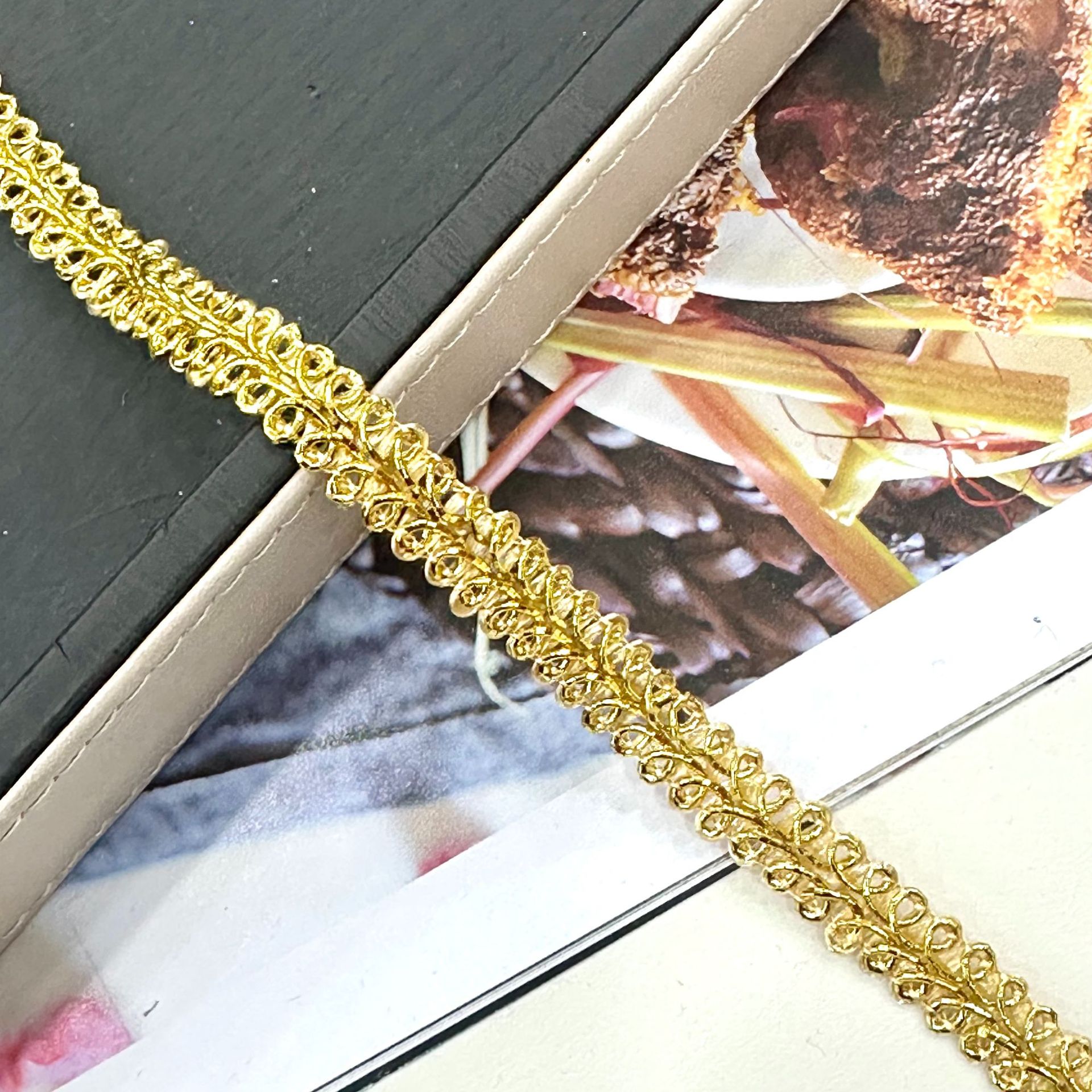 0,8 cm espiga borde ciempiés encaje suministro directo de fábrica oro plata ropa collar accesorios decorativos
