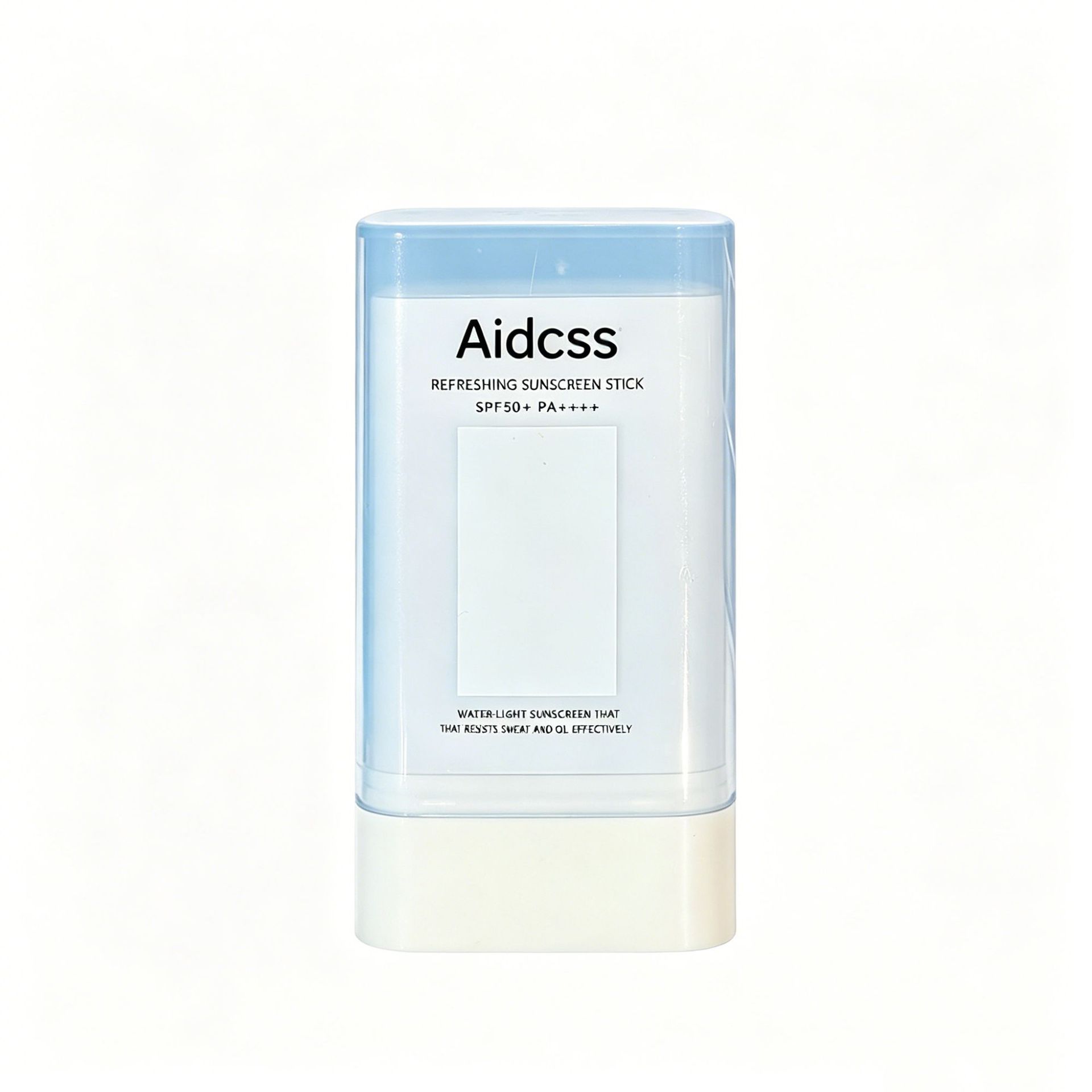 Aidcss refrescante barra de protección solar SPF50 + refrescante no pegajoso de alto factor de protección solar anti-UV barra de protección solar al aire libre