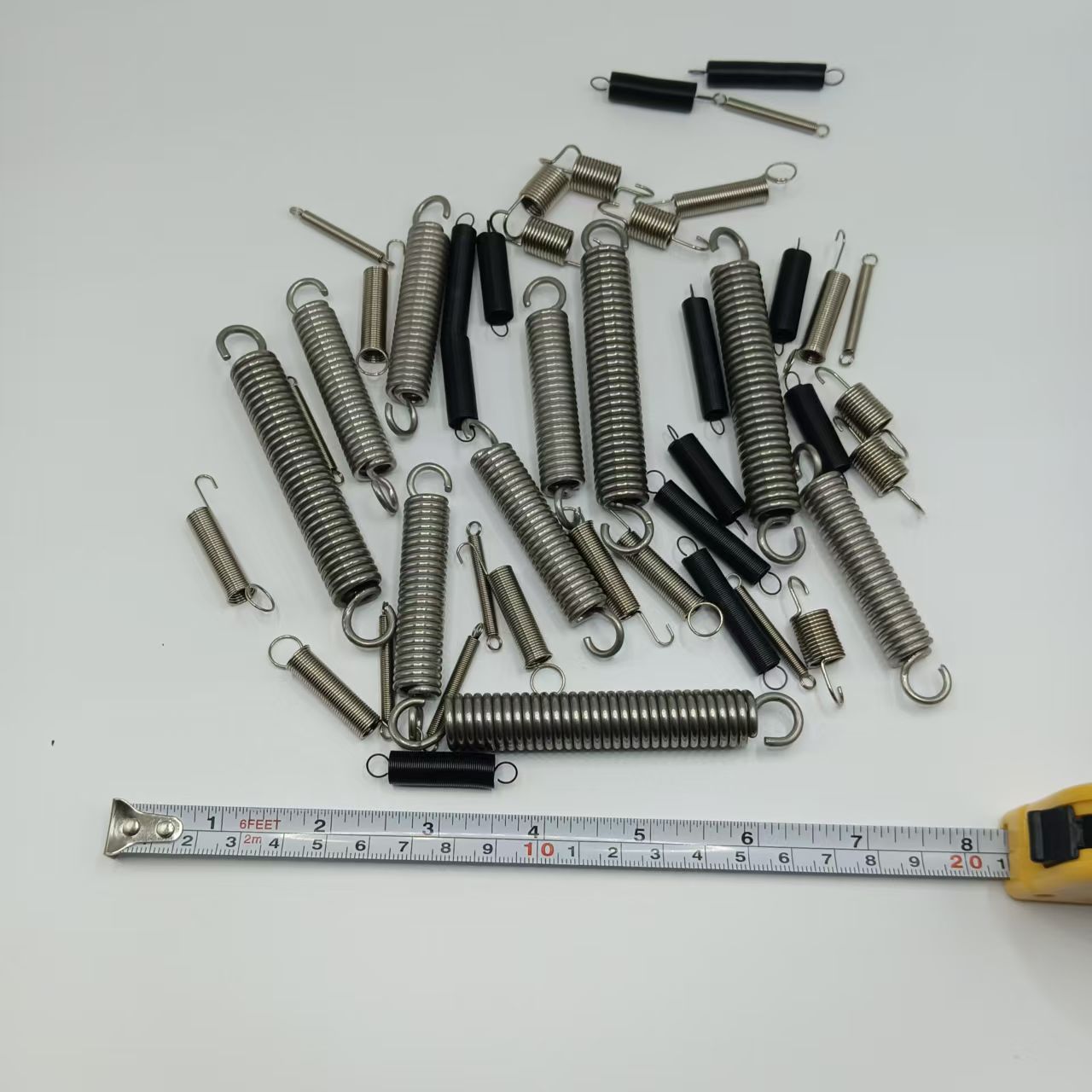 拉力弹簧批发不锈钢304双钩拉伸弹簧 蹦床汽车玩具五金弹簧配件