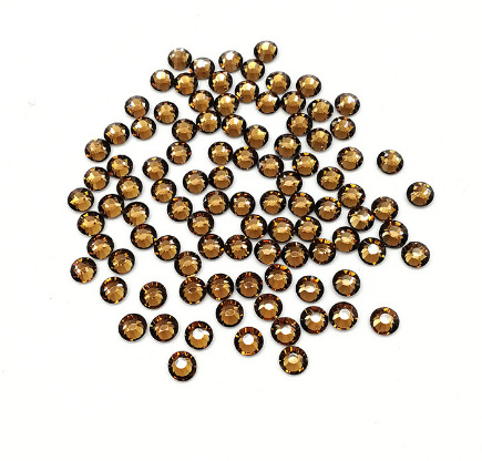 Color redondo taladro de fondo plano accesorios de ropa taladro de uñas accesorios taladro de vidrio DIY taladro de vidrio de color decoración manual