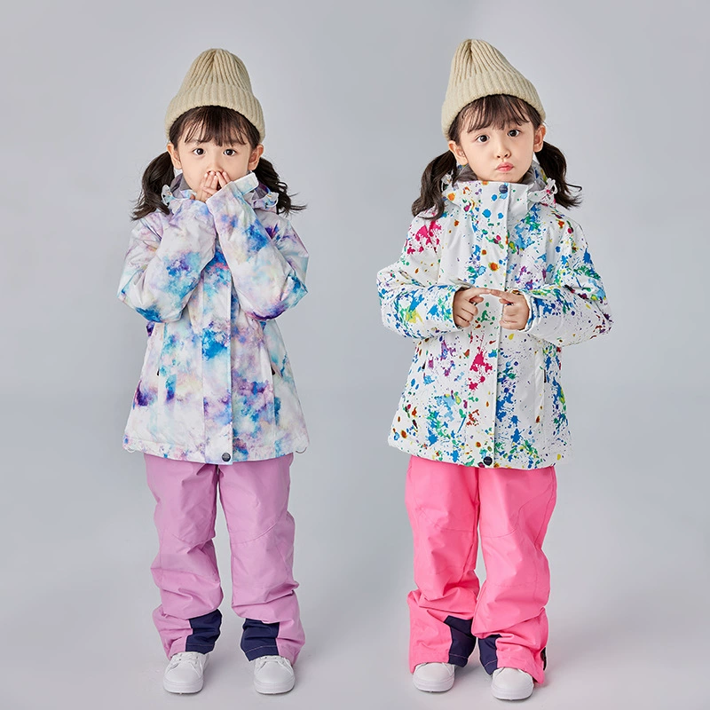 Snow Yi Pi Зимний детский лыжный костюм для мальчиков для девочек на открытом воздухе