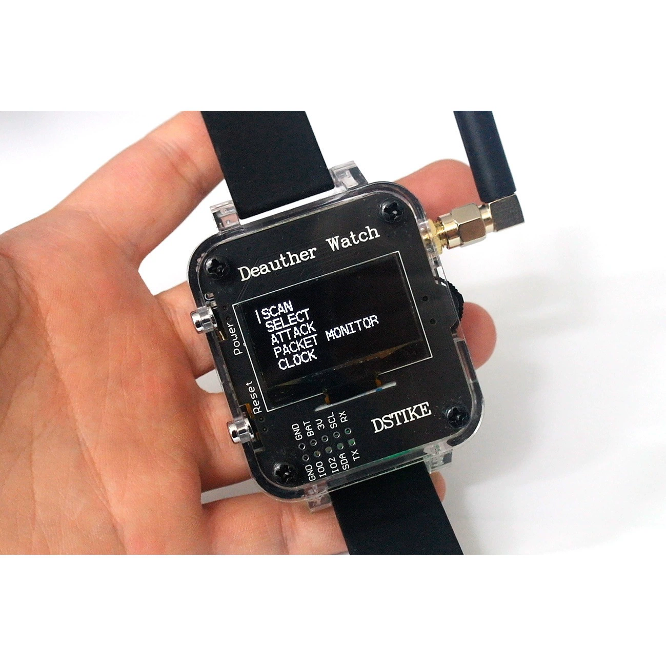 [DSTIKE Deauther Watch V3S 物联网安全测试手表 黑客创客手表]