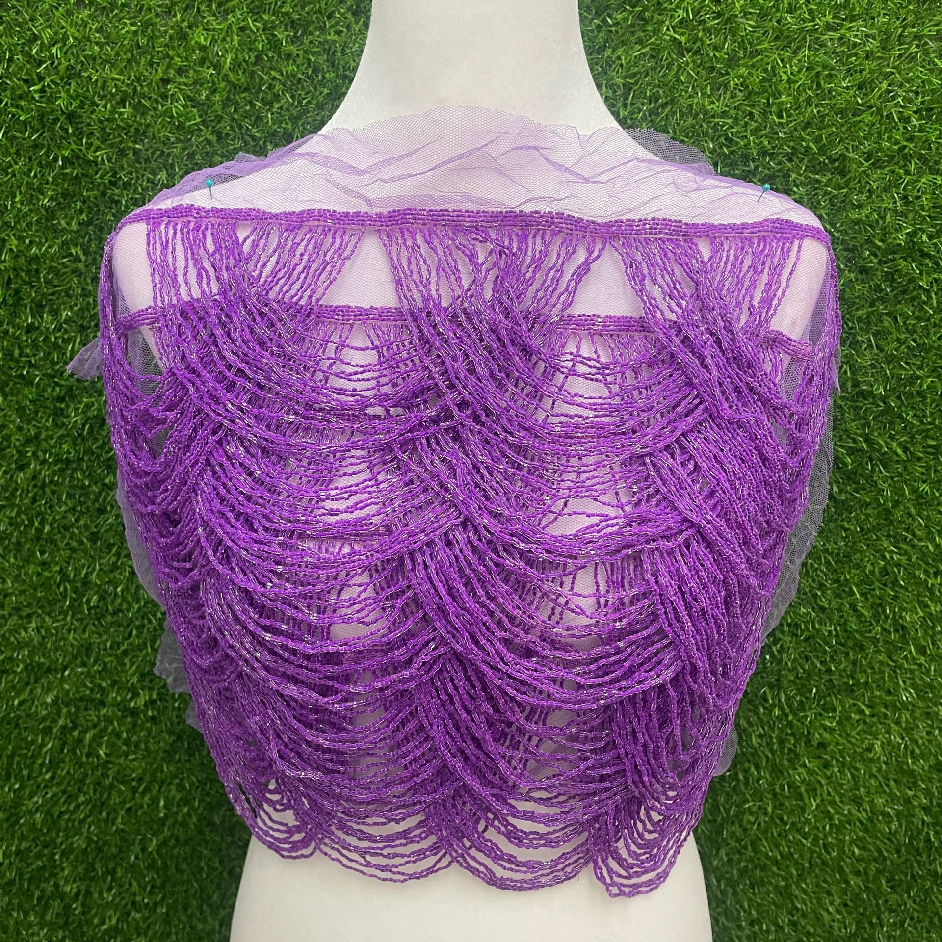 Nueva borla ropa vestido de novia hecho a mano borla applique ropa image 31