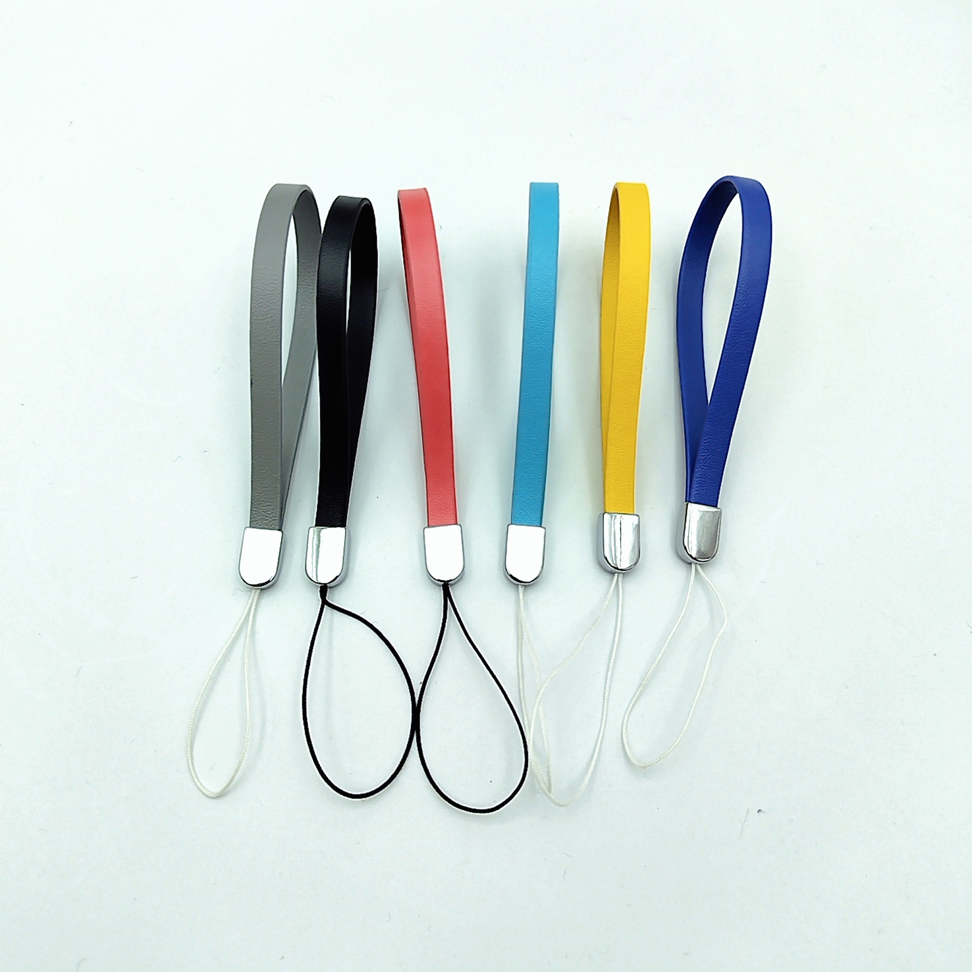 现货供应真皮手机绳　皮革手机绳　手腕带手机绳　超纤手机绳