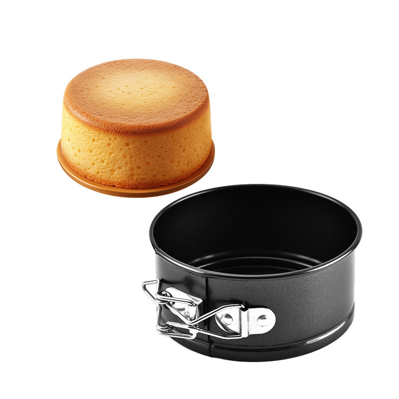 クロスボーダー専用シフォンケーキ金型オーブン用品ムースサークルケーキの活底には焼き皿が付着していません。|undefined