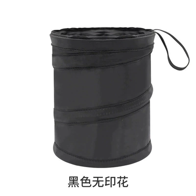 Foldable car trash bin, storage box for use inside the car, can be hung on the front or rear seats or the passenger side, and can stand upright with a trash bag (Car storage bag/box) - no-printing-161620cm