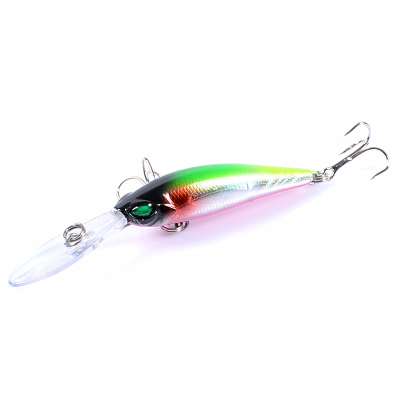 Suspending Minnow Lures Hard Plastic Baits Fresh Water Bass Swimbait Tackle Gear