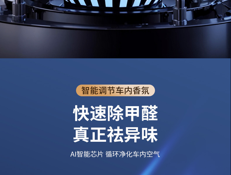 2024 new AI smart car car perfume aromatherapy car supplies advanced sense automatic fragrance machine