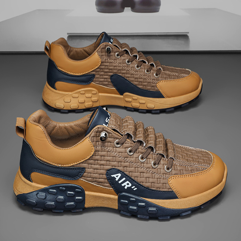 Chaussures pour hommes confortables et neuves, chaussures de sport à semelle épaisse tout-en-un, décontractées pour hommes_voghion.com