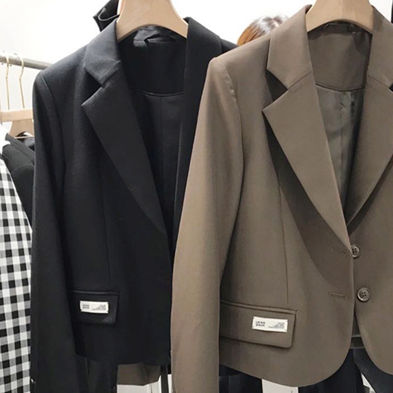 小西装女外套短款感秋新款小个子英伦风韩版宽松休闲西服上衣|undefined