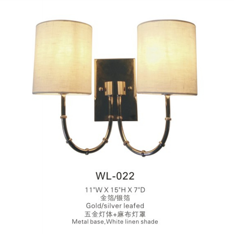 American style Light extravagance Bamboo joint pipe 2 Wall lamp Soft wear customization/villa/Open Houses/hotel a living room Wall lamp