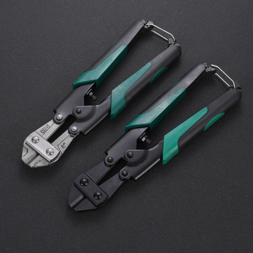 Manufacturer wholesale vanadium steel mini 8-inch bolt cutters two-color handle non-slip insulated bolt cutters tool