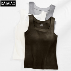 New invisible warm women's bra with built-in padding, suitable for wearing under clothing as a base layer for autumn and winter, with extra warm lining.