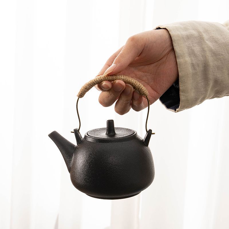 Antique ceramic teapot for home use